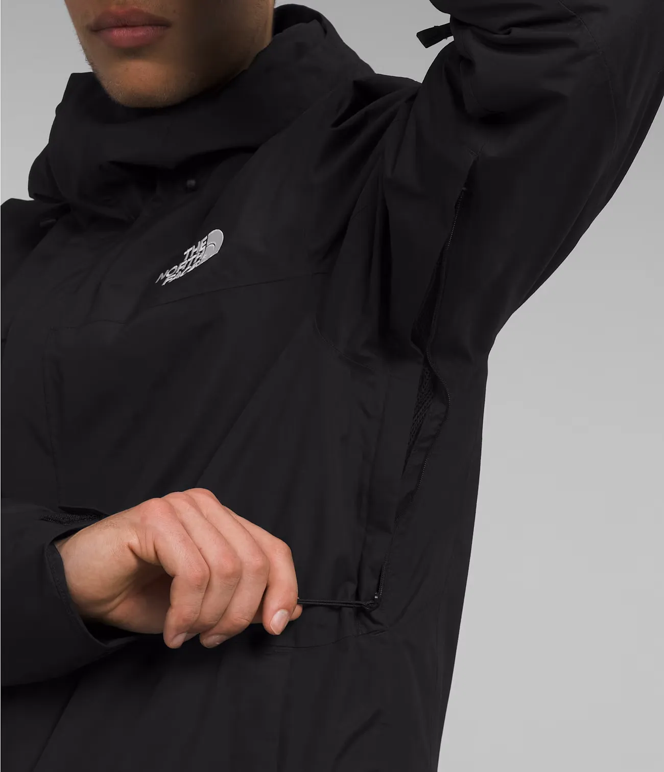 The North Face Freedom NF0A82VUJK3 Jacket Men 2XL Black Insulated Hooded APP1345