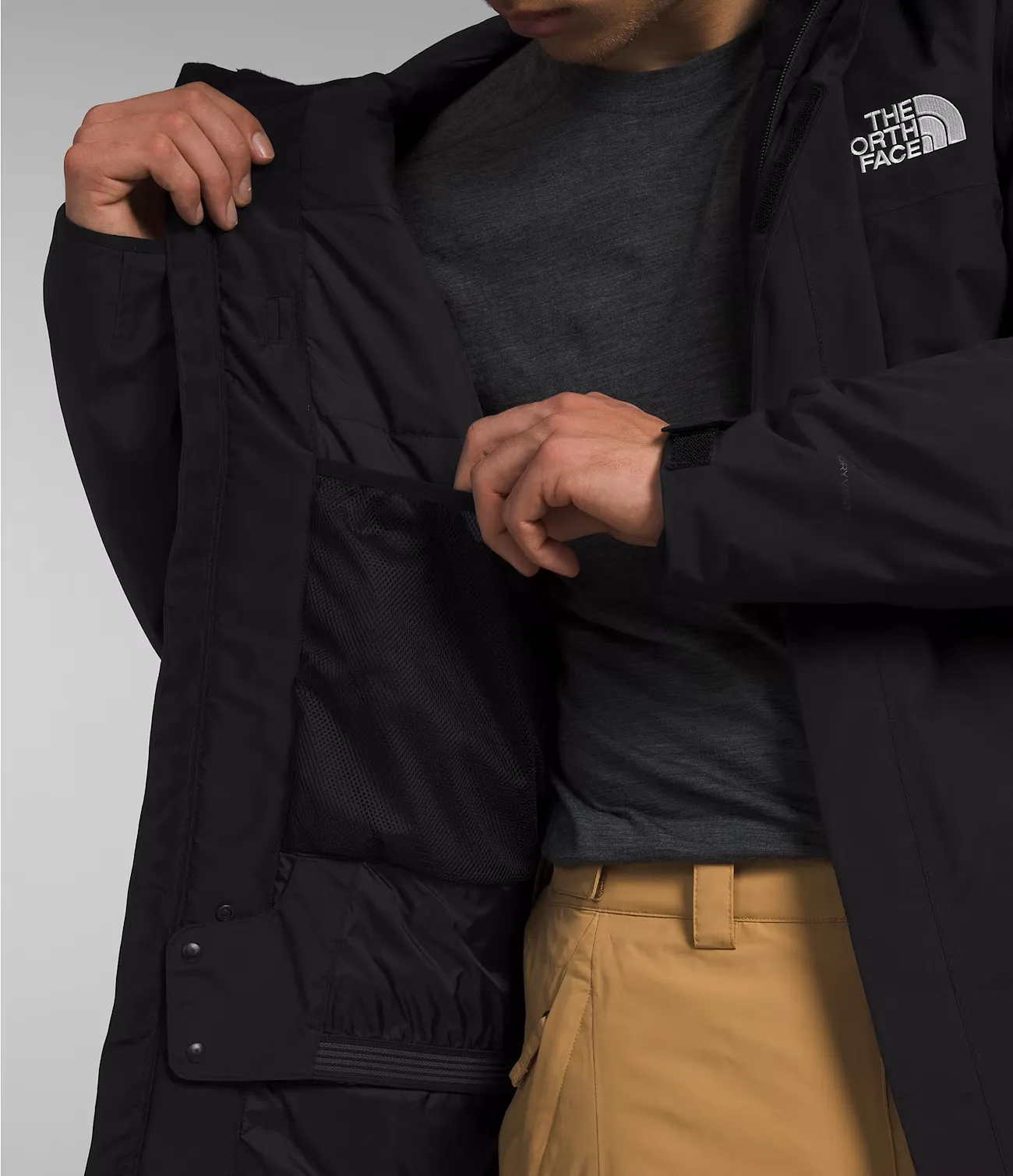 The North Face Freedom NF0A82VUJK3 Jacket Men 2XL Black Insulated Hooded APP1345