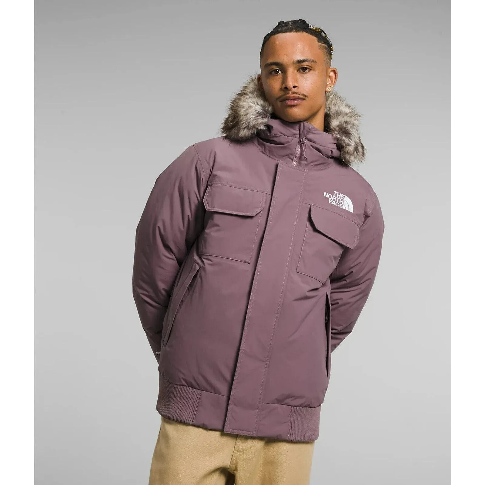 The North Face McMurdo NF0A5GD9I0V Bomber Jacket Men Fawn Gray Waterproof APP245