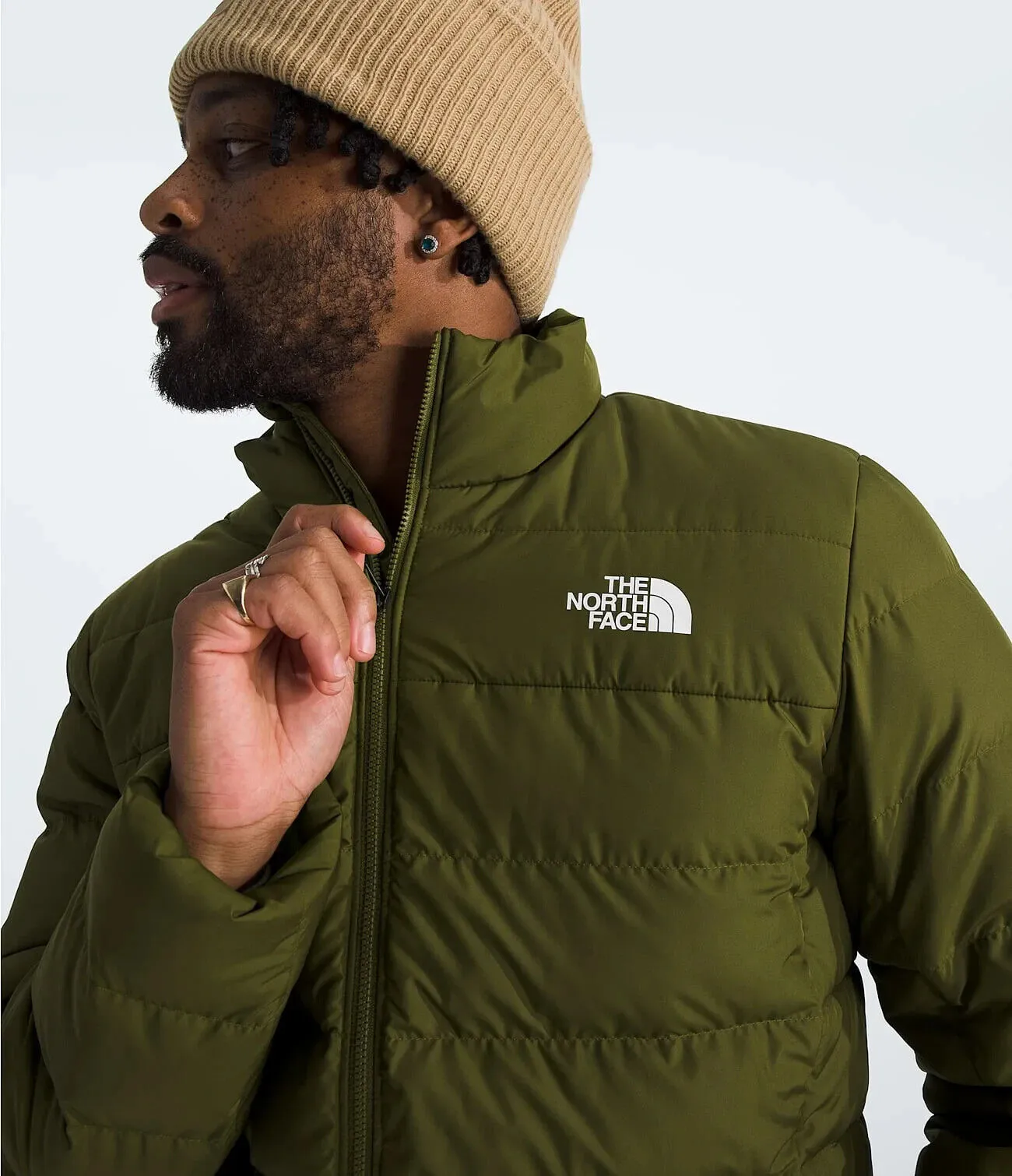 THE NORTH FACE Men's Aconcagua 3 Insulated Jacket (Standard and Big Size), Forest Olive, Small