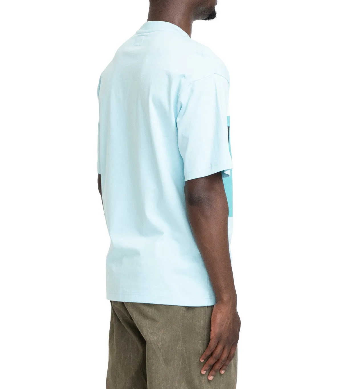 The Trilogy Tapes Block T-Shirt Blue