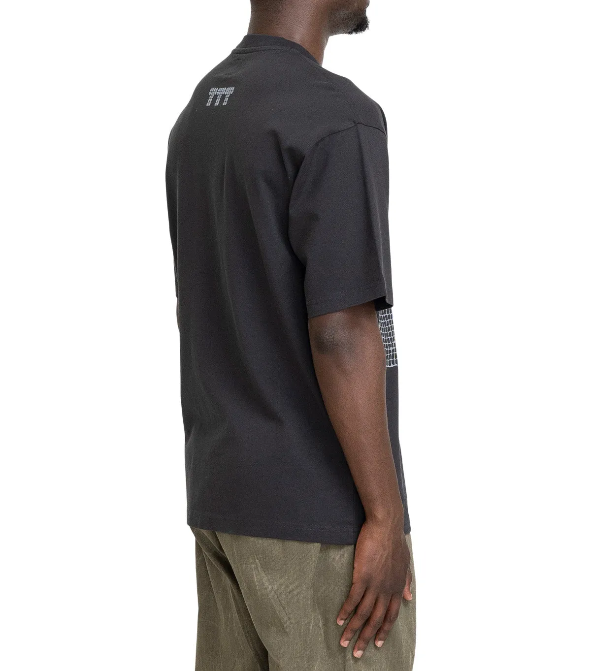 The Trilogy Tapes Filet Lace T-Shirt Black