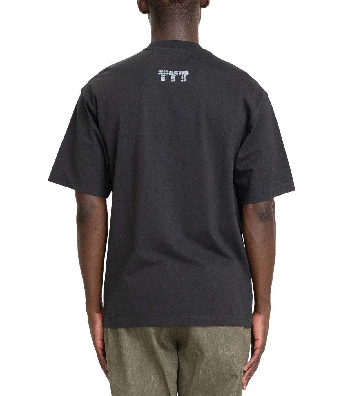 The Trilogy Tapes Filet Lace T-Shirt Black