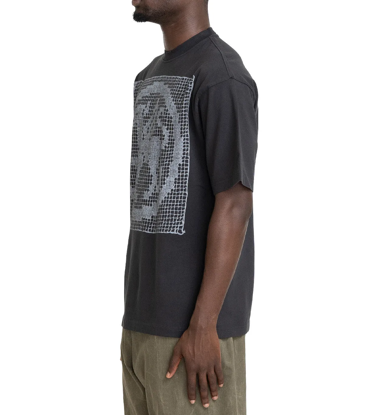 The Trilogy Tapes Filet Lace T-Shirt Black