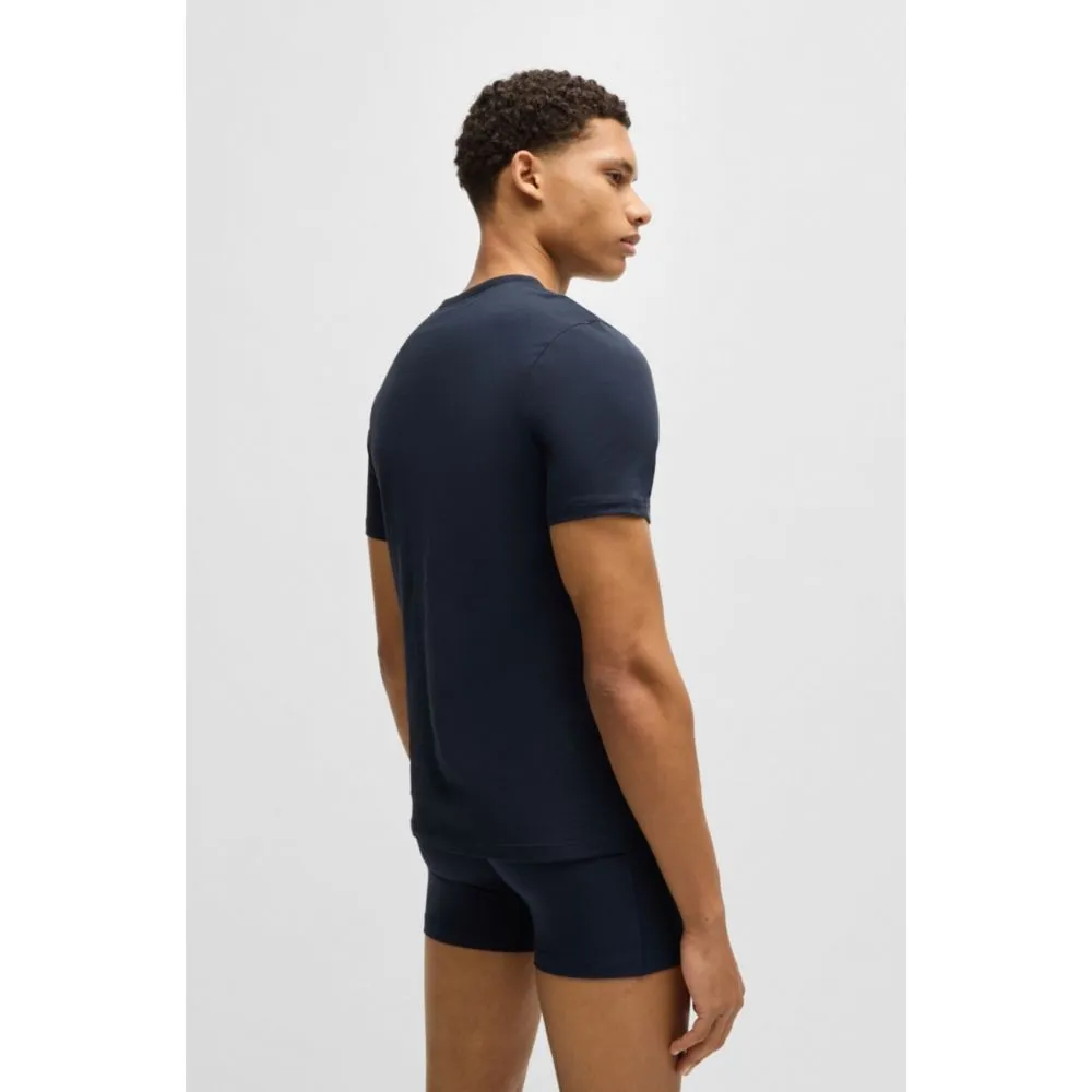 Three-pack of underwear T-shirts in cotton jersey