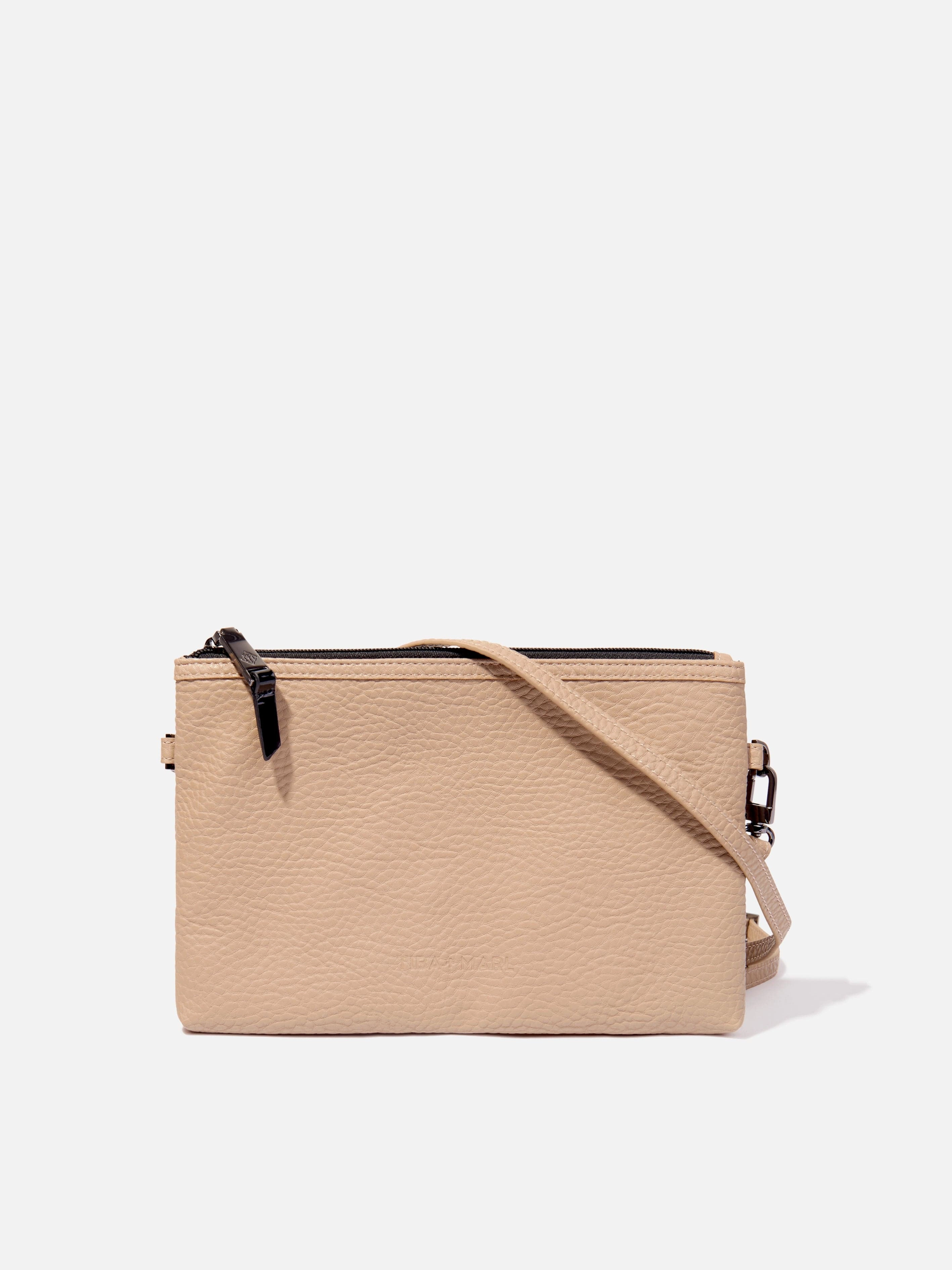 Tiba   Marl Baby Elwood Changing Backpack in Beige (42cm)