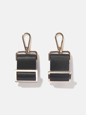 Tiba   Marl Baby Stroller Clips in Black/Gold