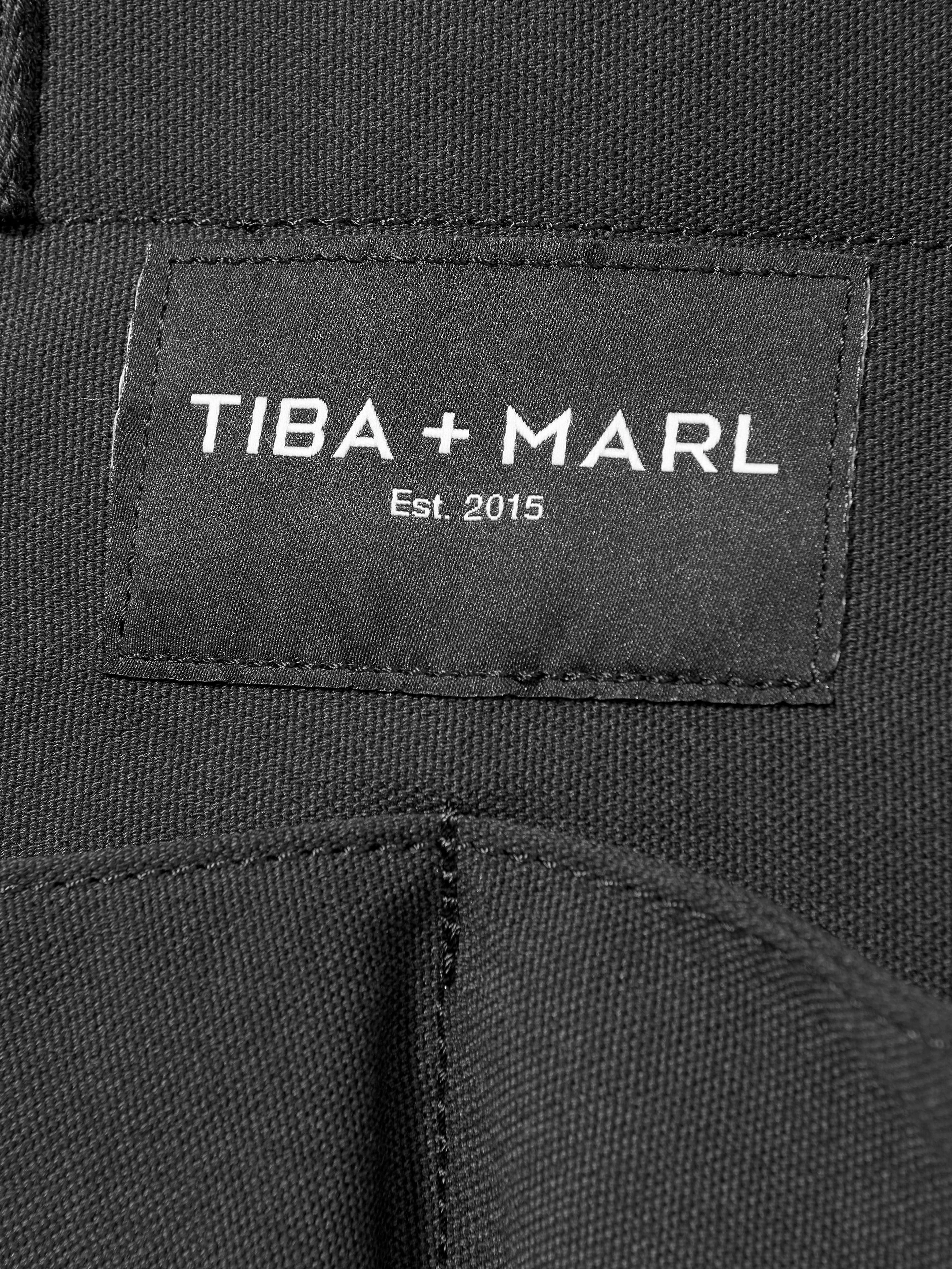 Tiba   Marl Baby The Canvas Tote Bag in Black (30cm)