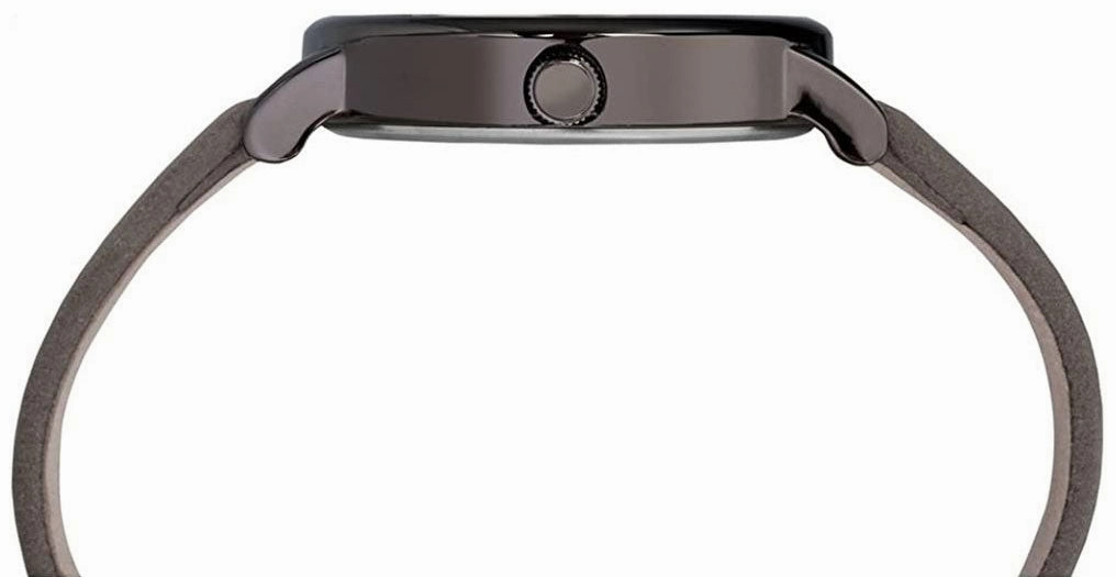 Timex Originals Gray Brass Gray Dial Gray Leather Strap Quartz Womens Watch TW2P96400