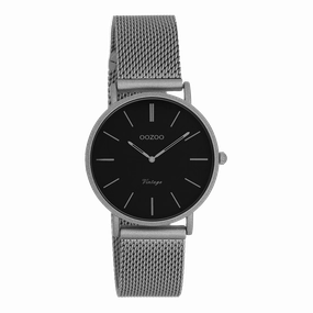 Titanium OOZOO watch with metal mesh bracelet - C9931