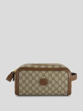 Toiletry Case With Interlocking G