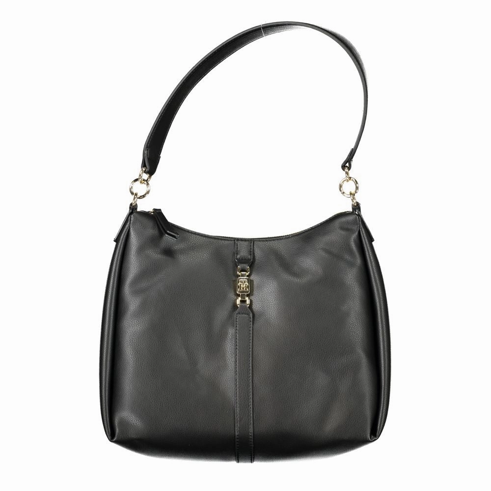 Tommy Hilfiger Black Polyester Handbag