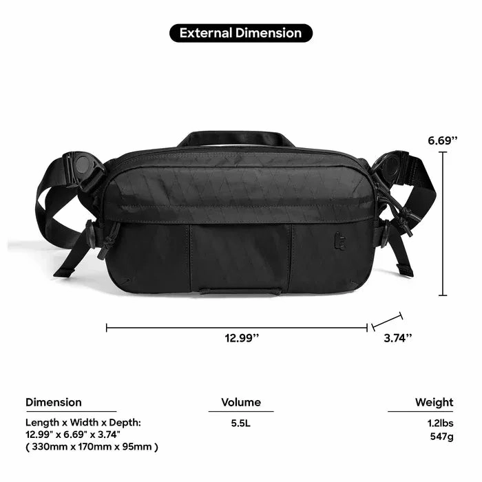 Tomtoc Wander T26 X-PAC Daily Sling Bag