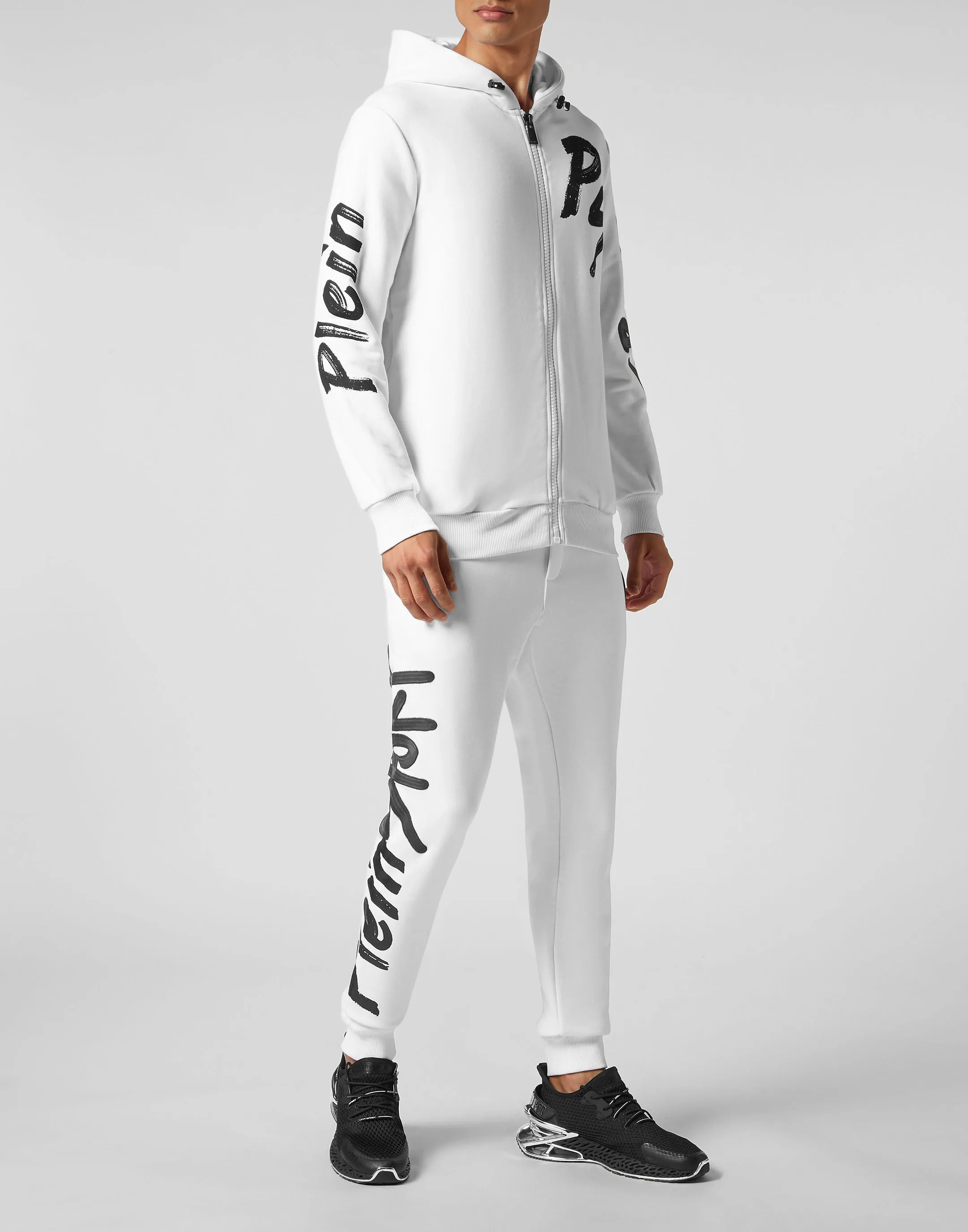 Tracksuit: Hoodie Jogging pants Stencil Tiger Street Fighter