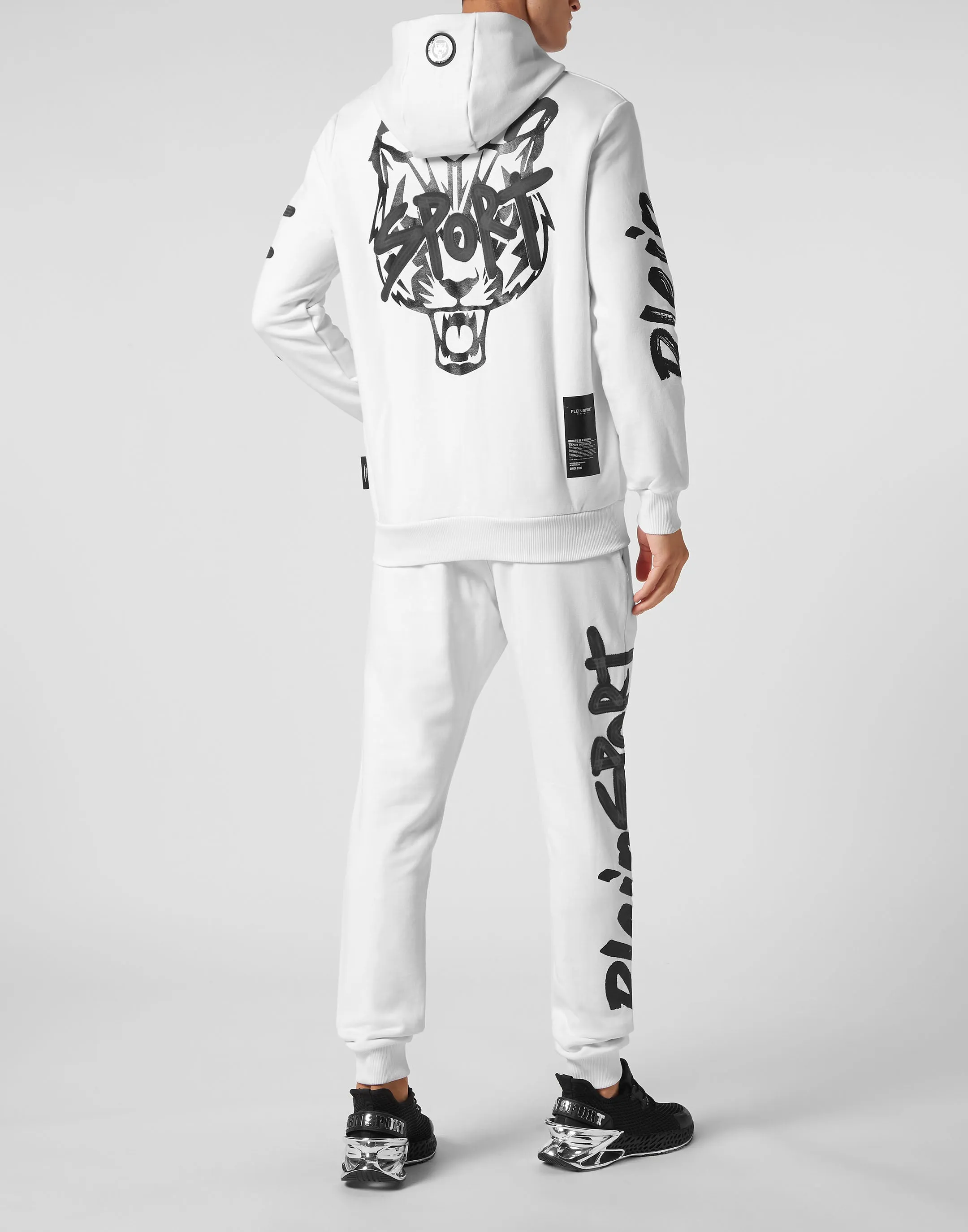 Tracksuit: Hoodie Jogging pants Stencil Tiger Street Fighter