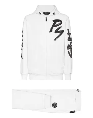 Tracksuit: Hoodie Jogging pants Stencil Tiger Street Fighter