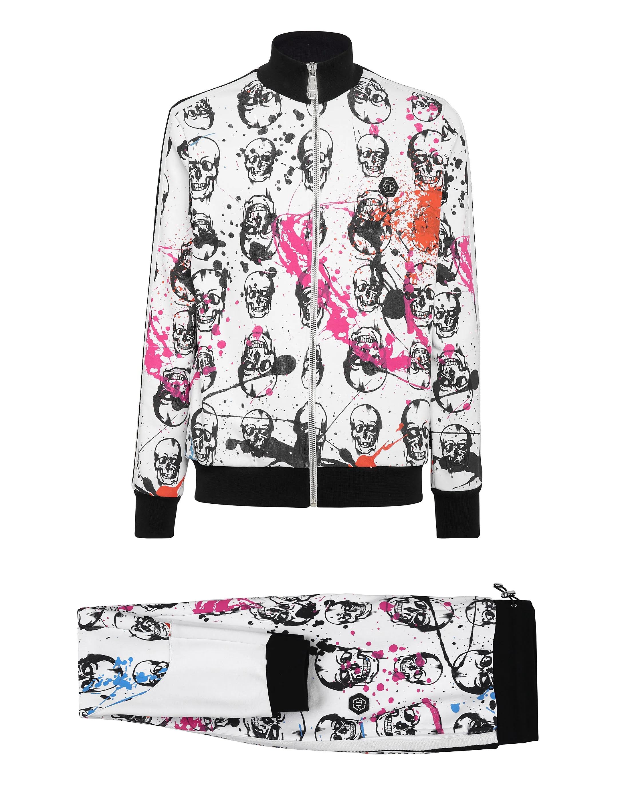 TRACKSUIT: ZIP-UP JACKET   JOGGING PANTS SKULL