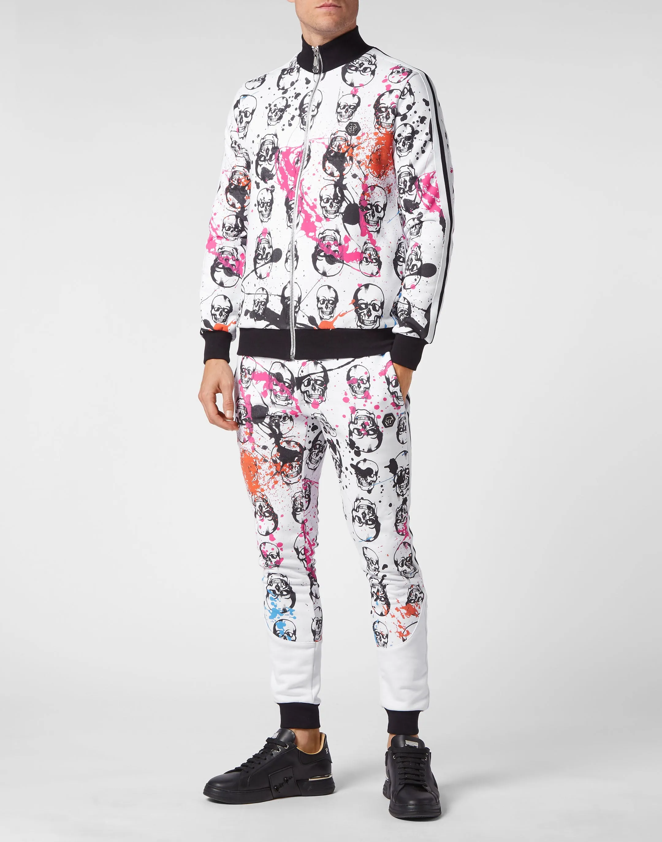 TRACKSUIT: ZIP-UP JACKET   JOGGING PANTS SKULL