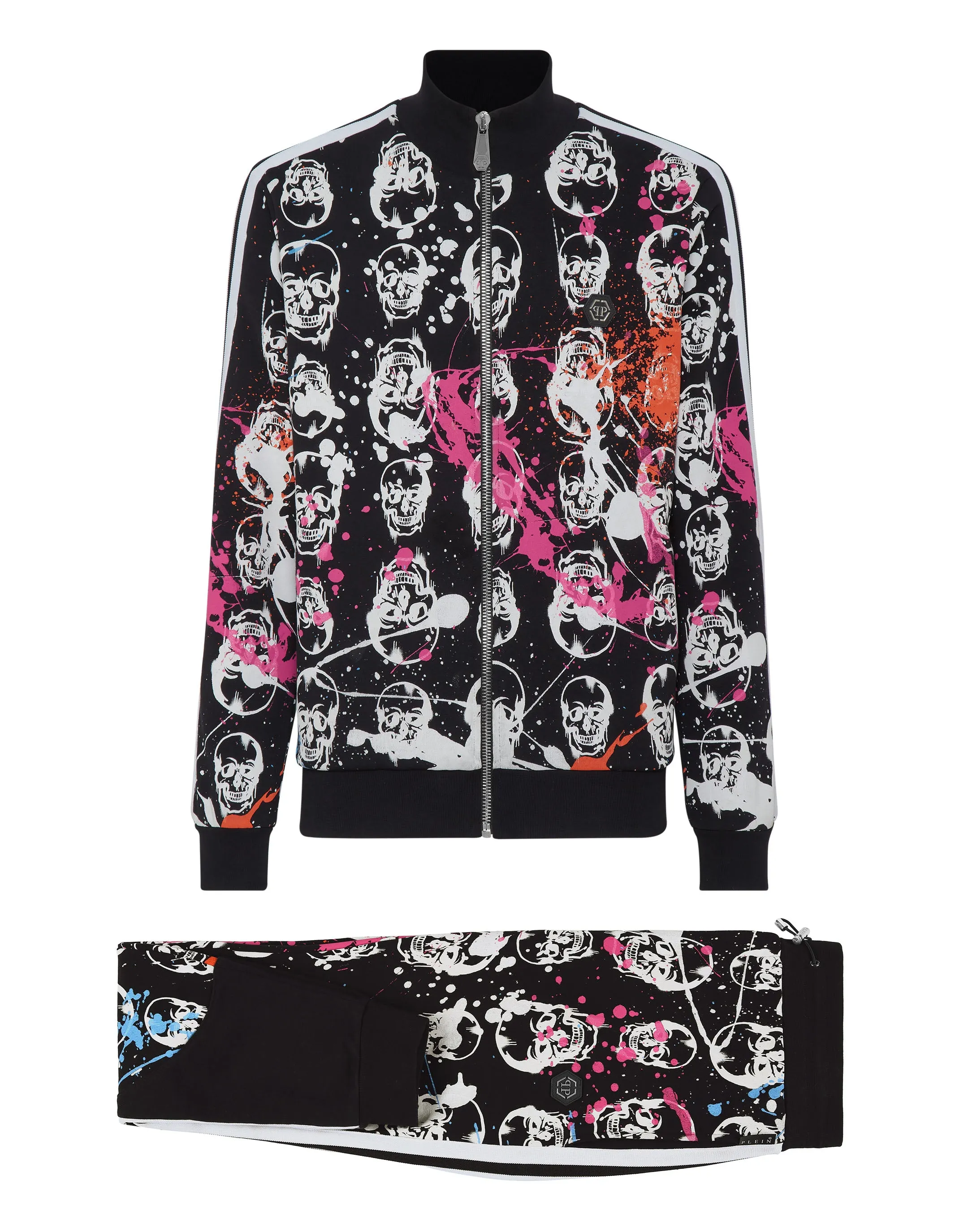 TRACKSUIT: ZIP-UP JACKET   JOGGING PANTS SKULL