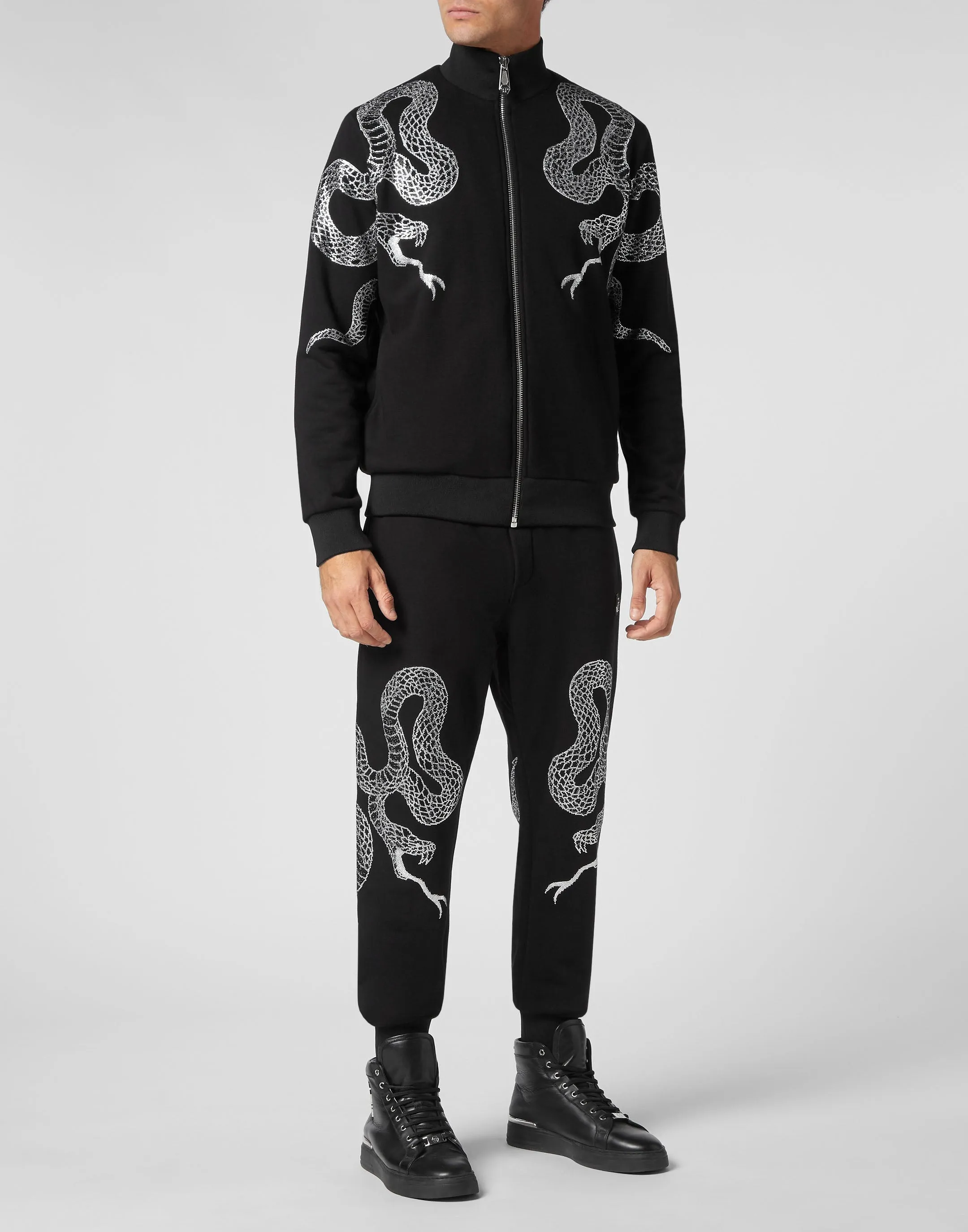 TRACKSUIT: ZIP-UP JACKET   JOGGING PANTS SNAKE