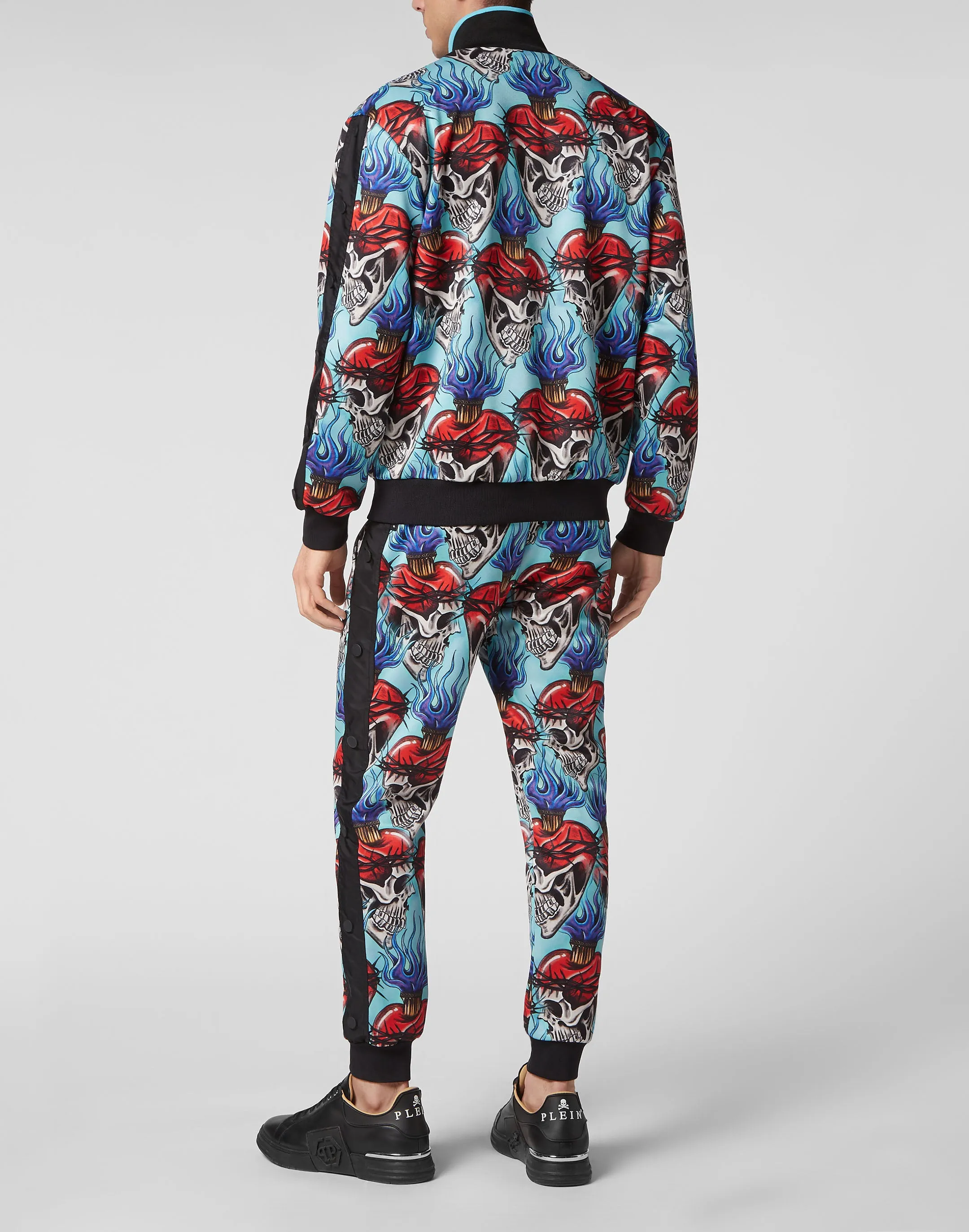 Triacetate Jogging Tracksuit: Top/Trousers Love Tattoo