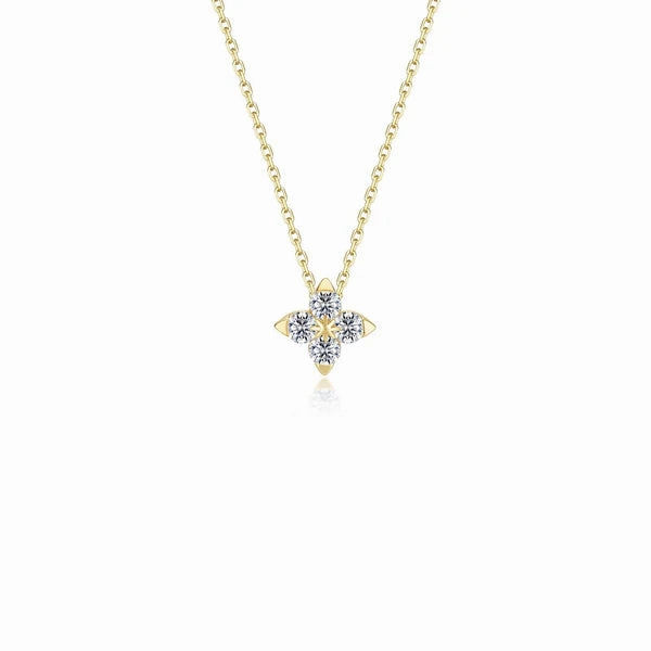 Trillium Bloom Necklace N0344CLP18