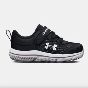 Under Armour Black/White Assert 10 Toddler A/C Sneaker
