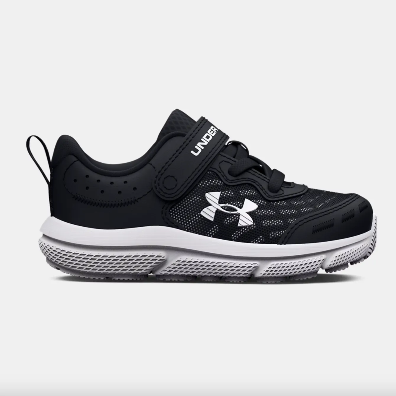 Under Armour Black/White Assert 10 Toddler A/C Sneaker