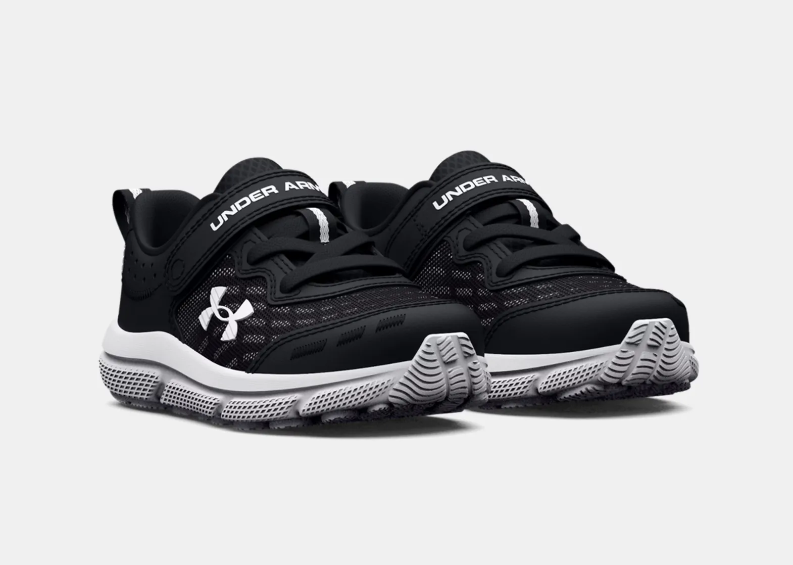 Under Armour Black/White Assert 10 Toddler A/C Sneaker