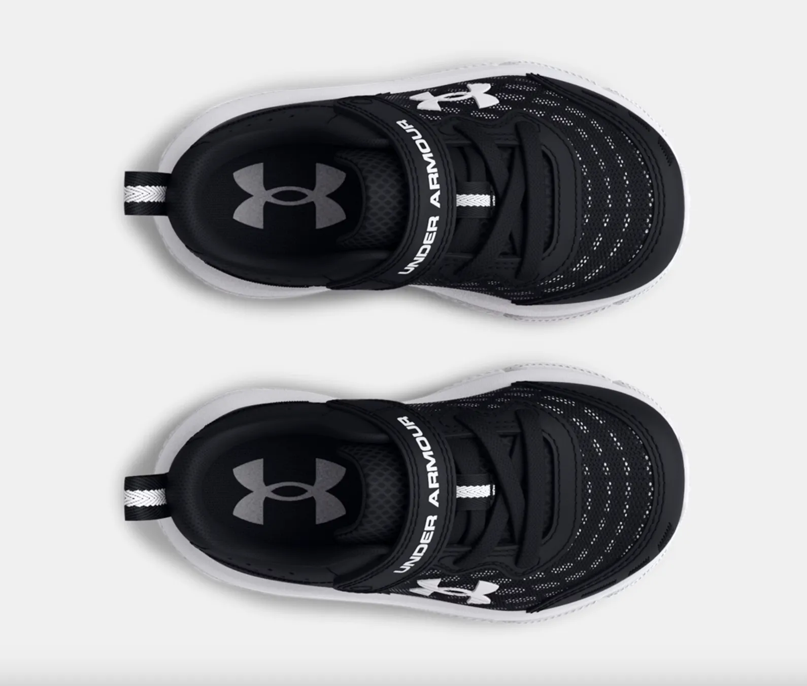 Under Armour Black/White Assert 10 Toddler A/C Sneaker