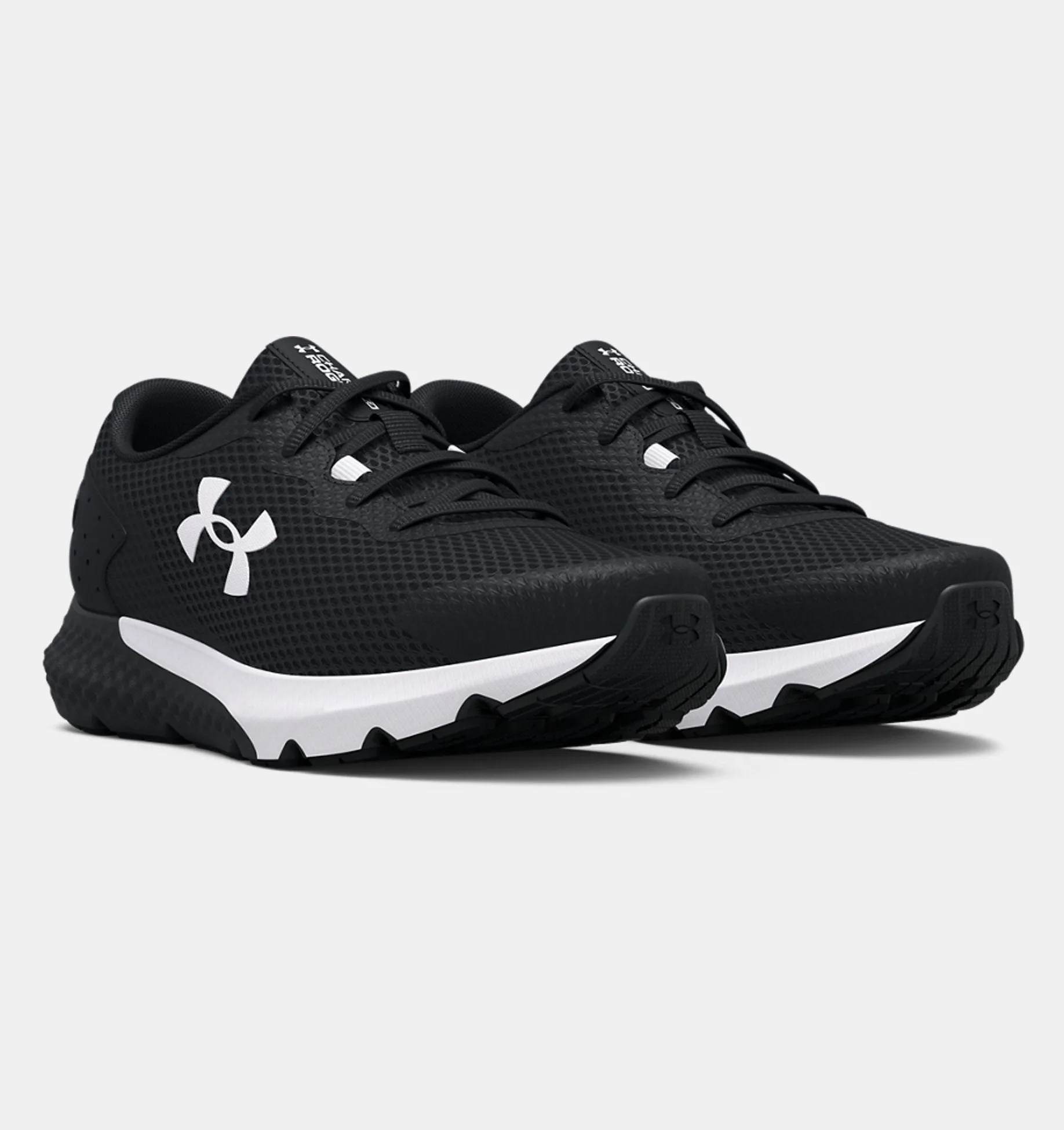 Under Armour Black/White Charged Rogue 3 Children??s Sneaker