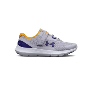 Under Armour Grey/Bauhaus Blue Surge 3 A/C Children??s Sneaker