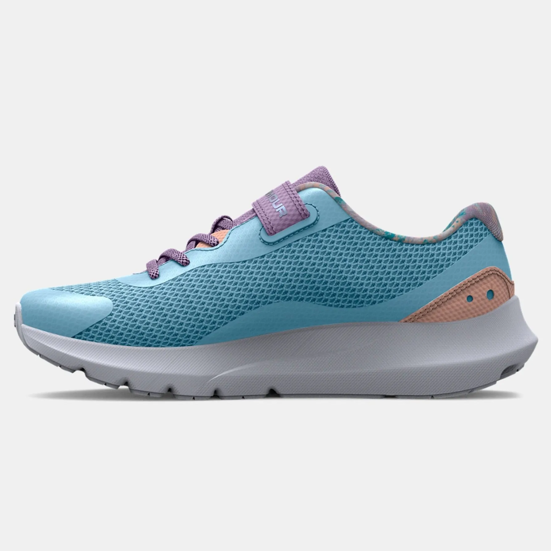 Under Armour Opal Blue/Octane Surge 3 SKY Children??s Sneaker