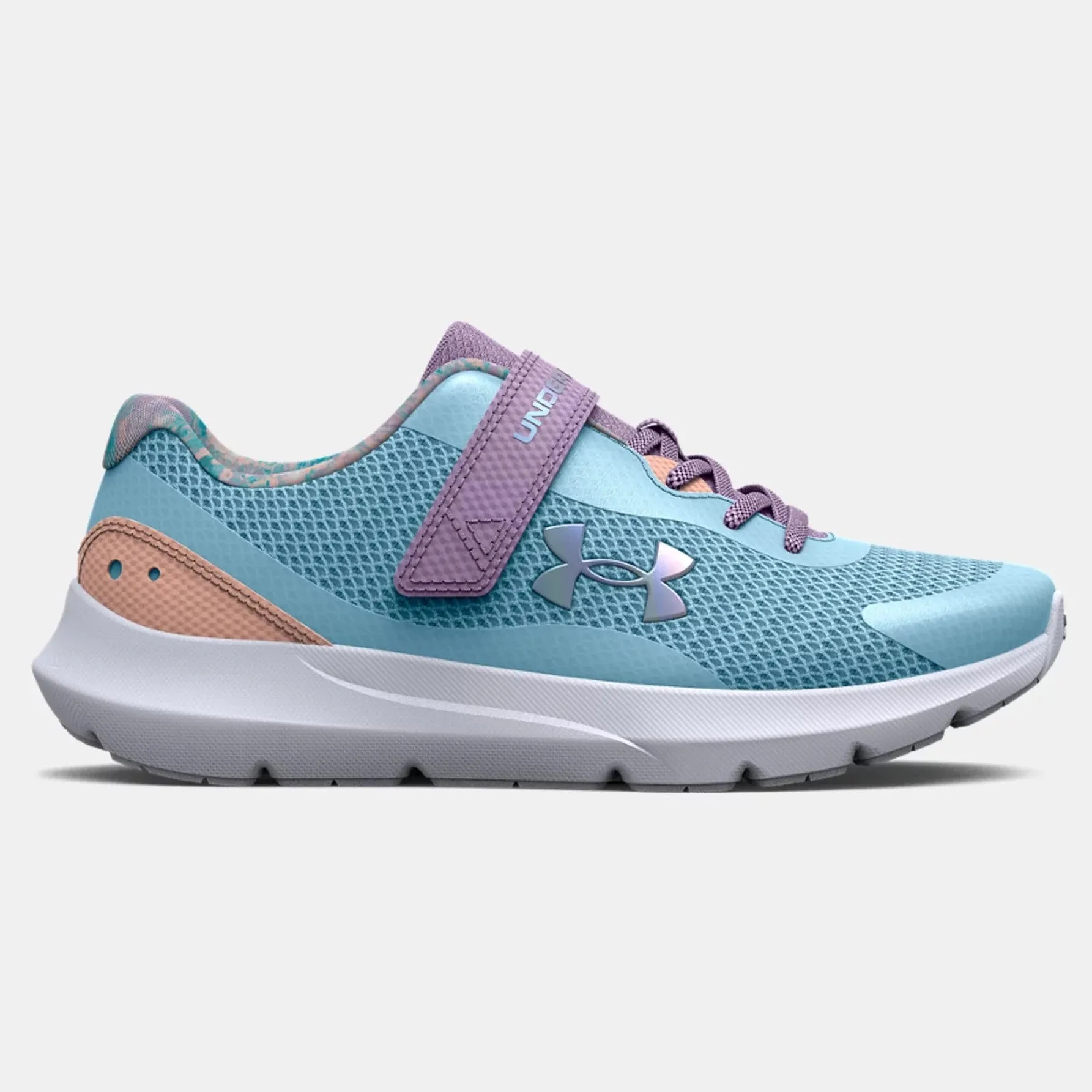 Under Armour Opal Blue/Octane Surge 3 SKY Children??s Sneaker