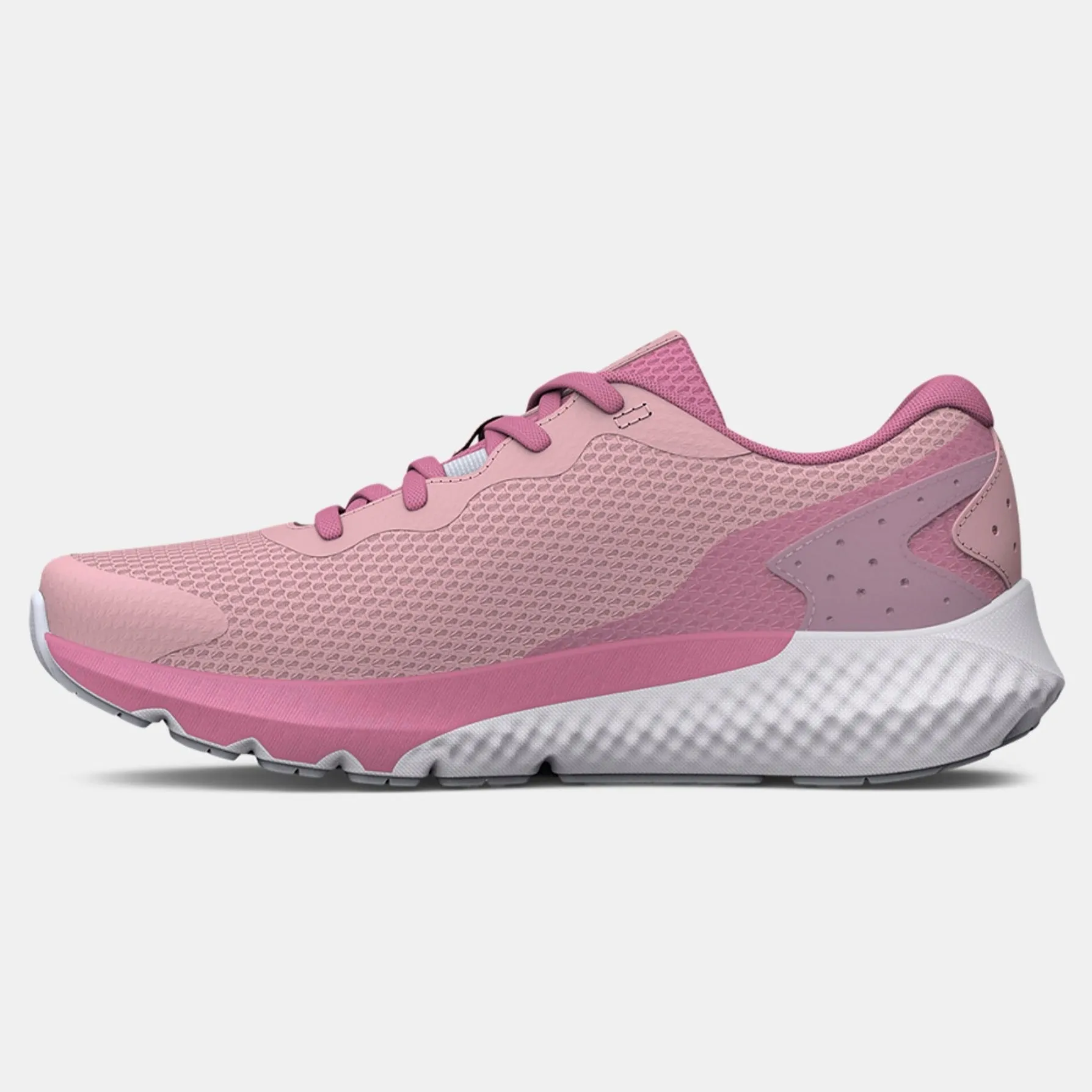 Under Armour Prime Pink/White/Silver Rogue 3 Children??s Sneaker