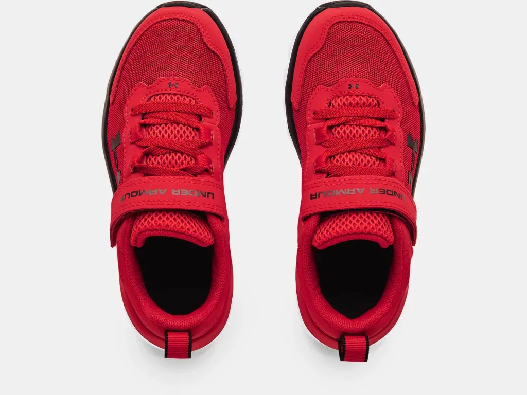 Under Armour Red/White/Black Assert 9 A/C Children??s Sneaker
