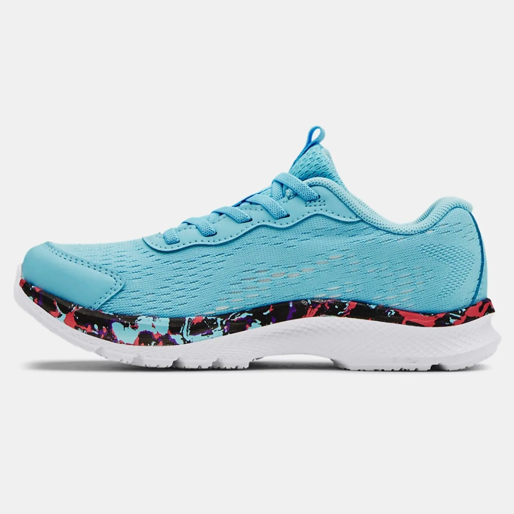 Under Armour Sky Blue/White/Black Bandit 7 Children??s Sneaker