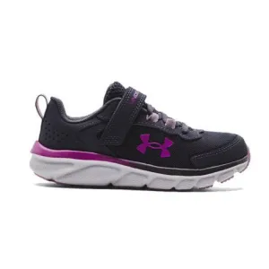 Under Armour Tempered Steel/Pink Fog/Strobe Assert 9 A/C Children??s Sneaker