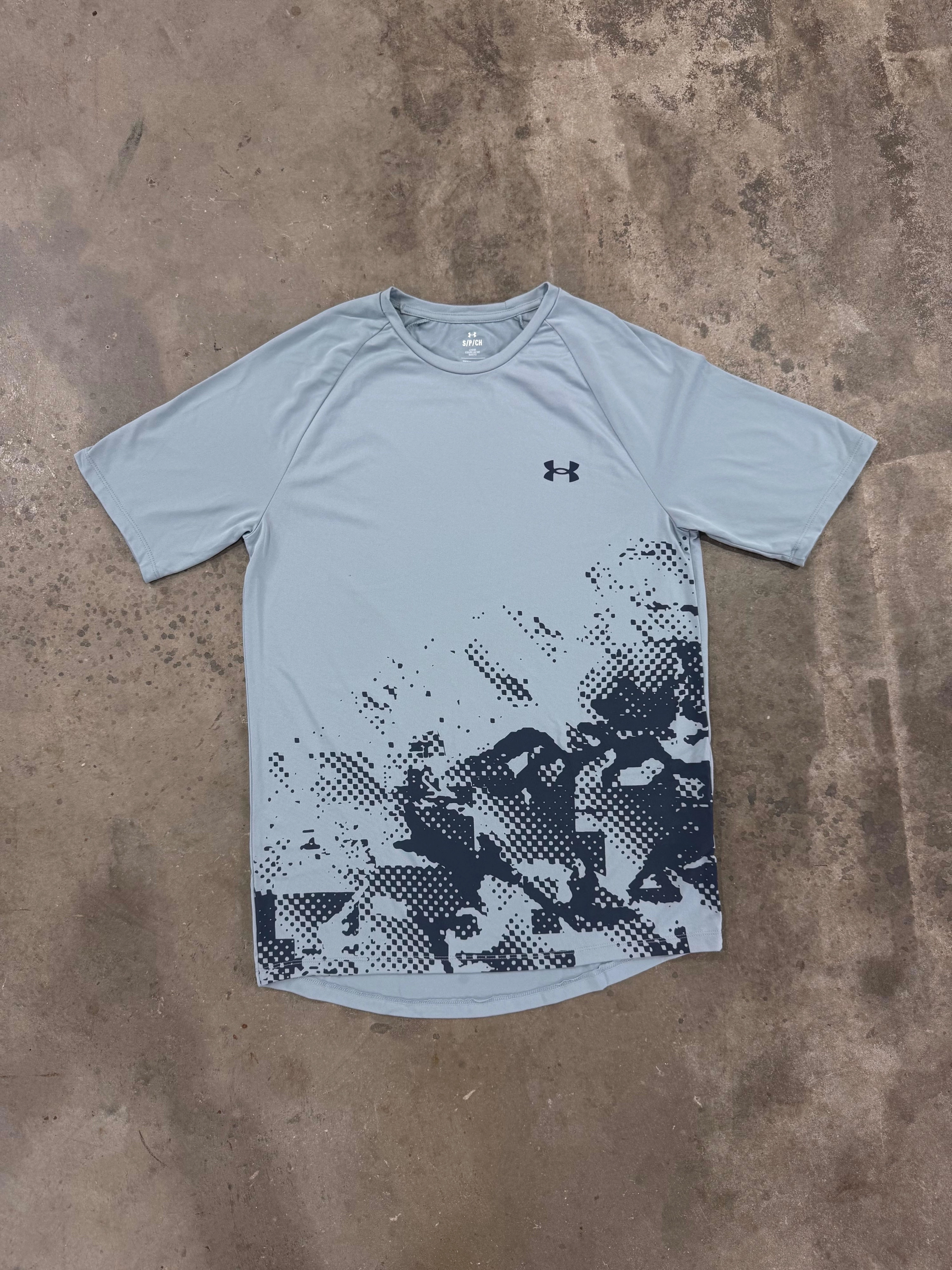 Under Armour Tech Fade T Shirt -  Harbour Blue