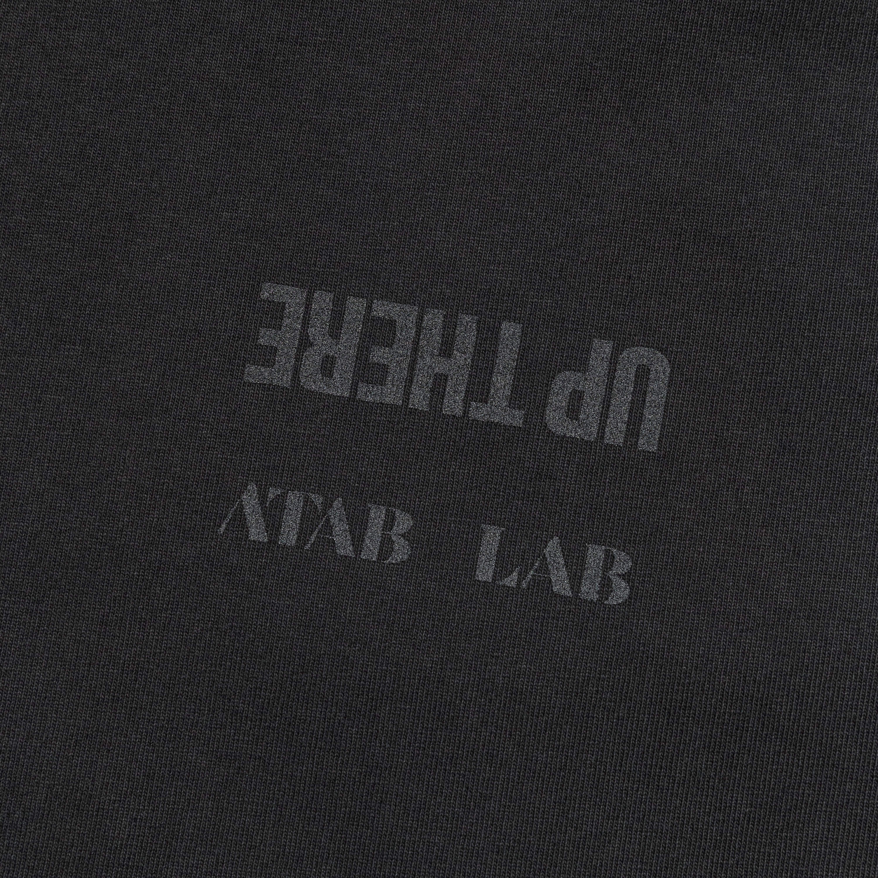 UP THERE X ATAB Lab 'Chess Board' Tee - Faded Coal/Reflective