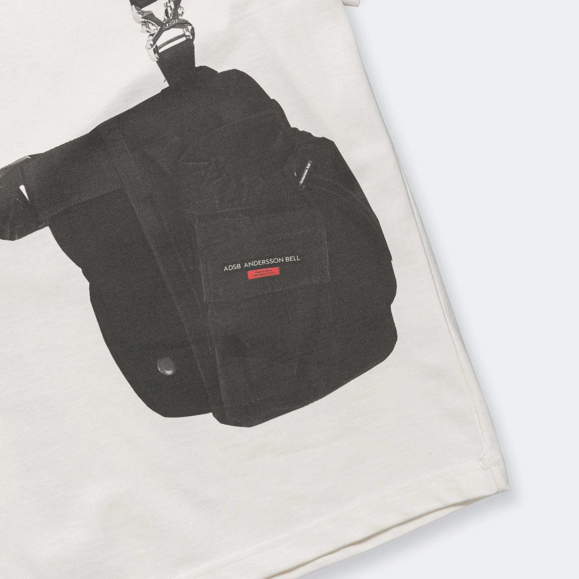 Utility Vest Trompe L'oeil T-Shirt - White