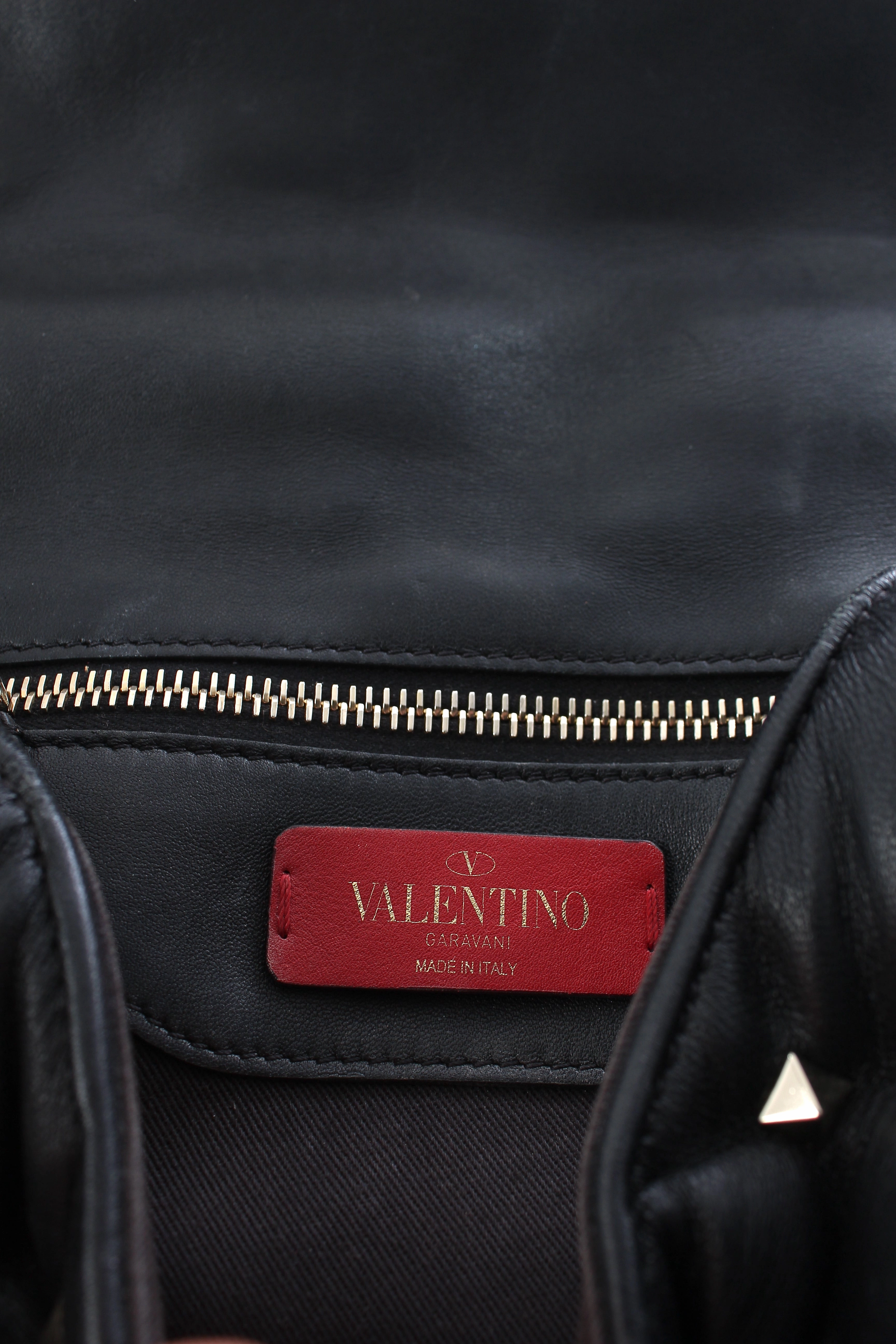 Valentino Candystud VLTN Leather Bag