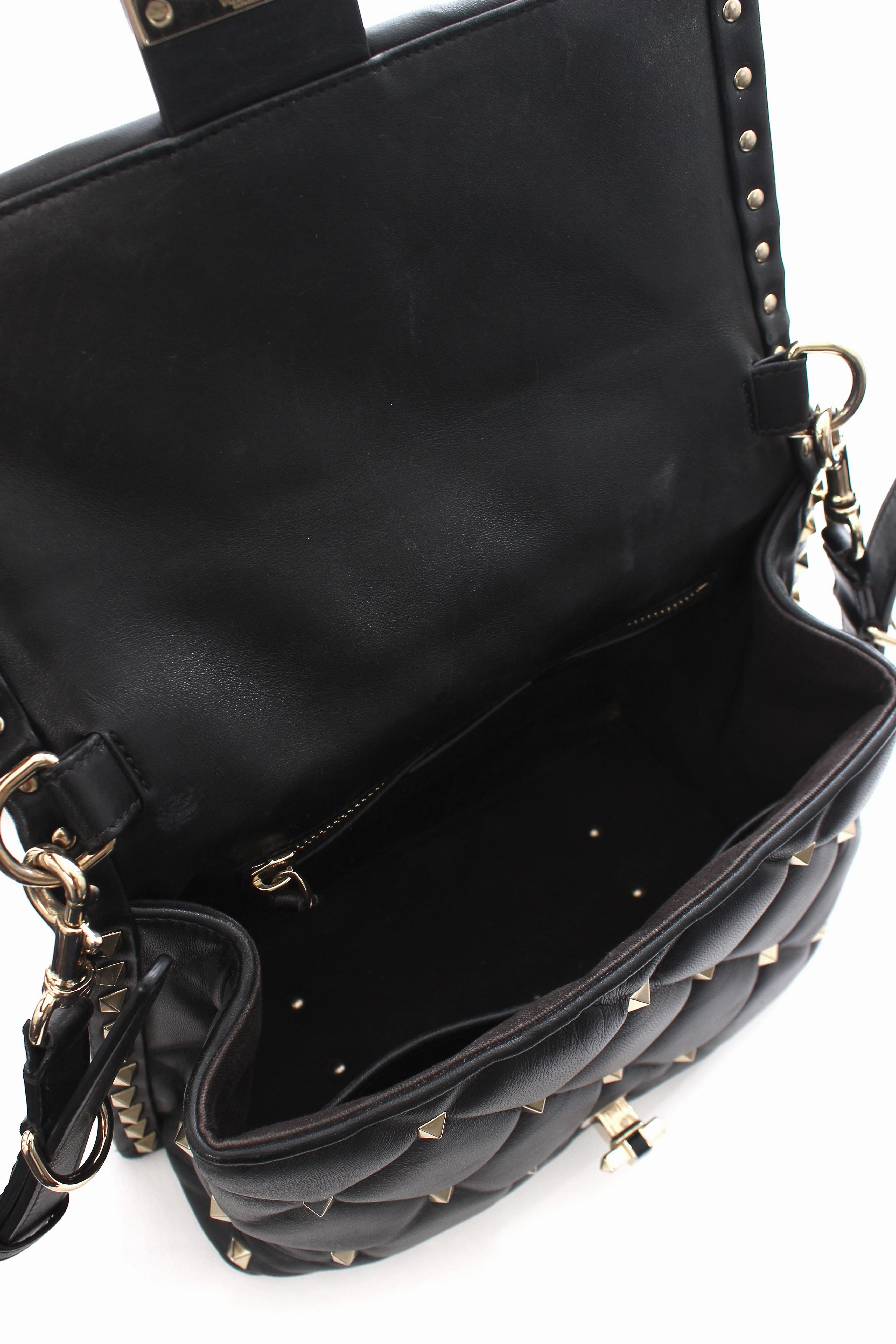 Valentino Candystud VLTN Leather Bag