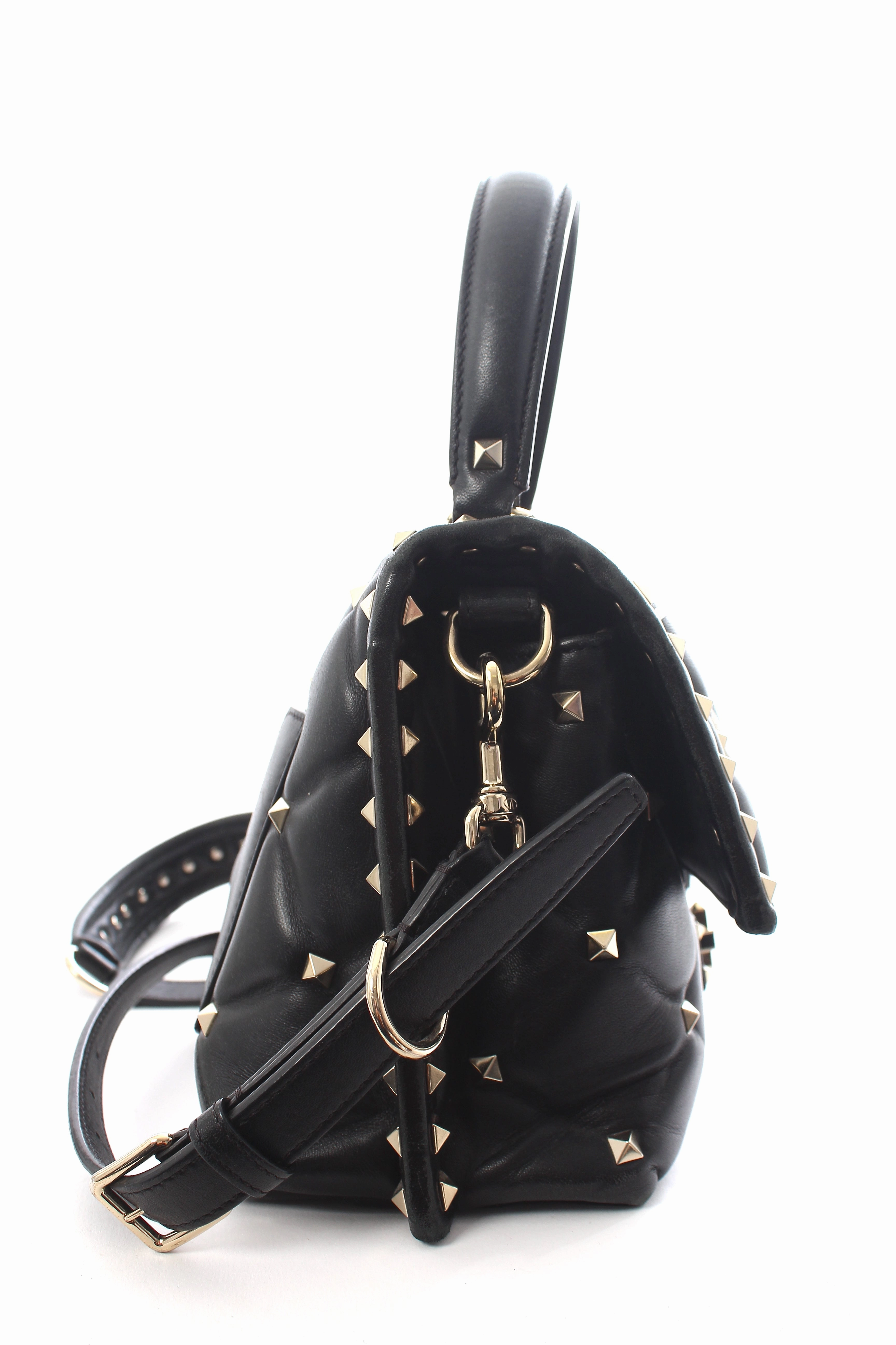 Valentino Candystud VLTN Leather Bag