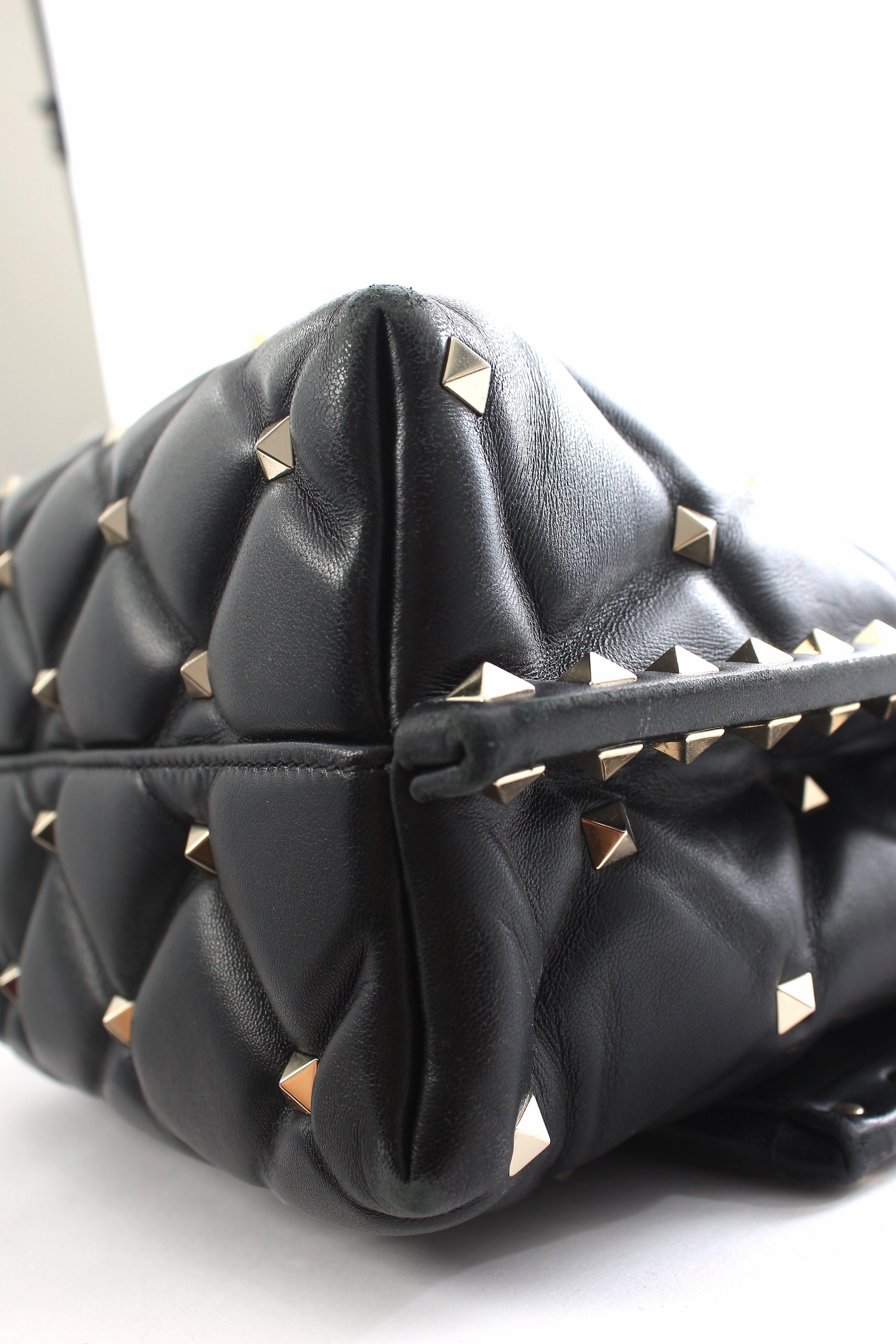 Valentino Candystud VLTN Leather Bag