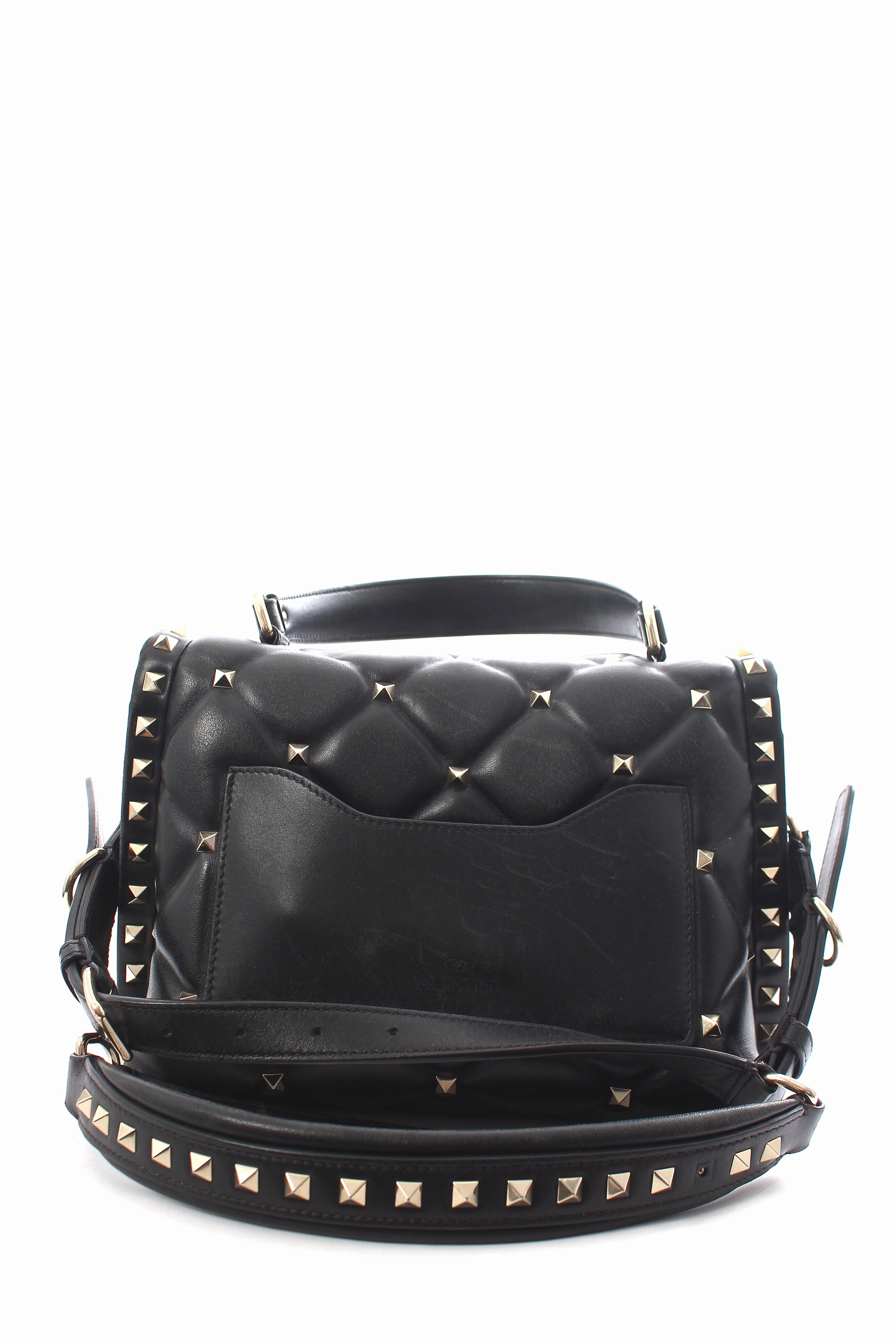 Valentino Candystud VLTN Leather Bag