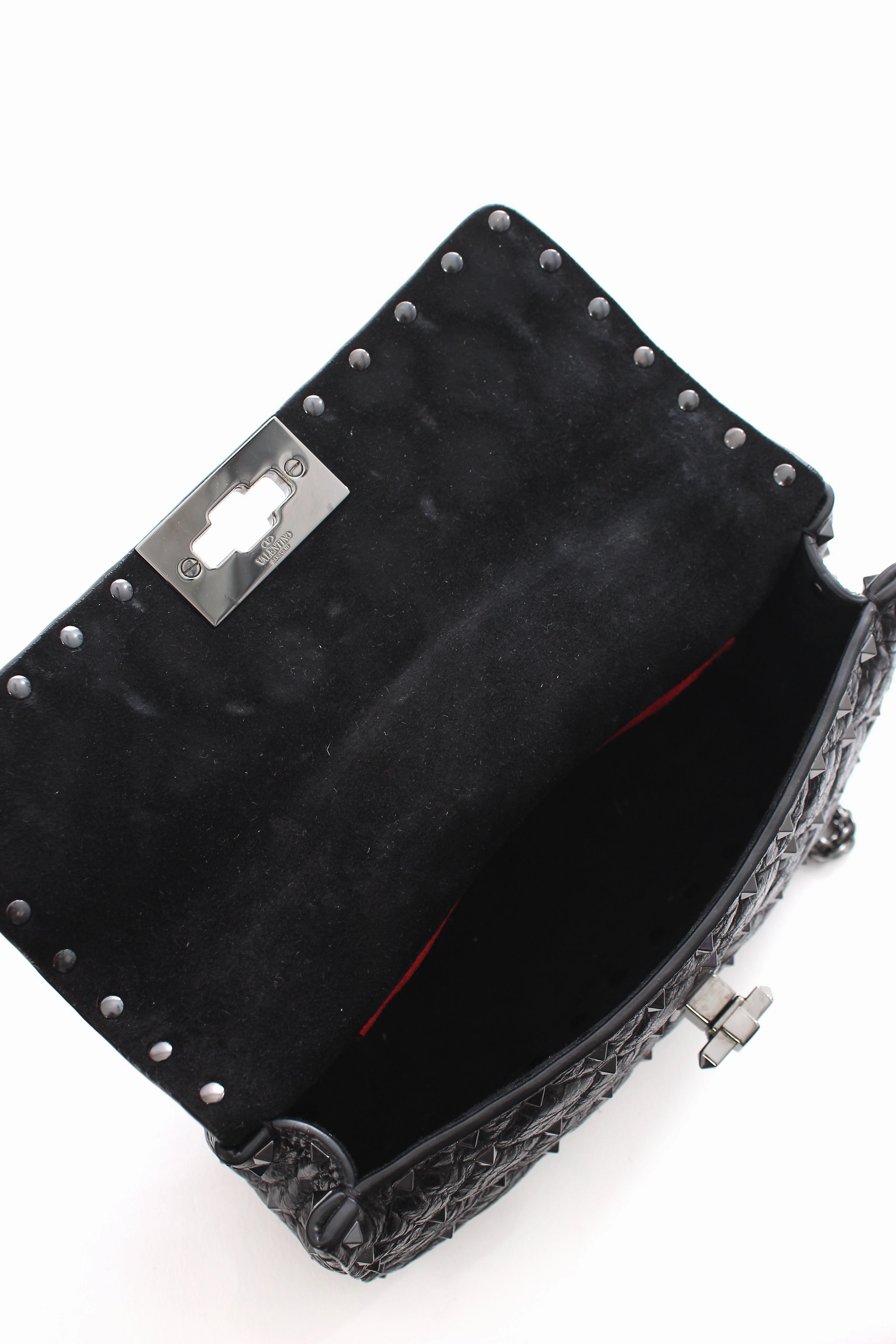 Valentino Rockstud Spike Leather Crossbody Bag