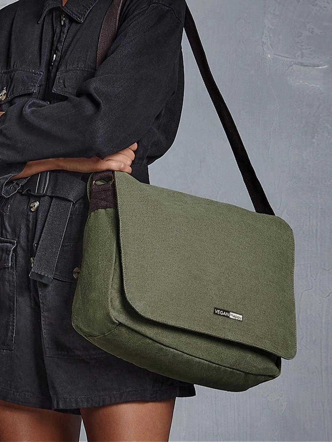 Vegan Canvas Despatch Bag | Multiple Colours