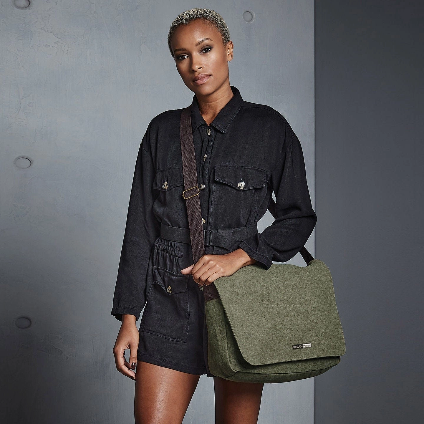Vegan Canvas Despatch Bag | Multiple Colours