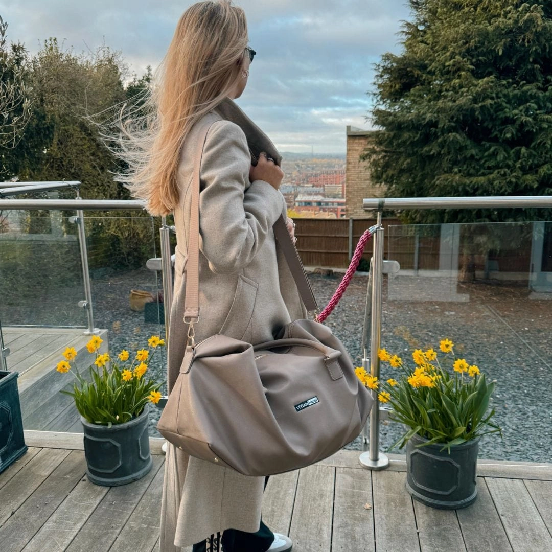 Vegan Grain Leather Boutique Weekender | Multiple Colours